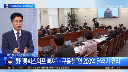 野 “통화스와프 빠져”…구윤철 “연 200억 달러가 유리”