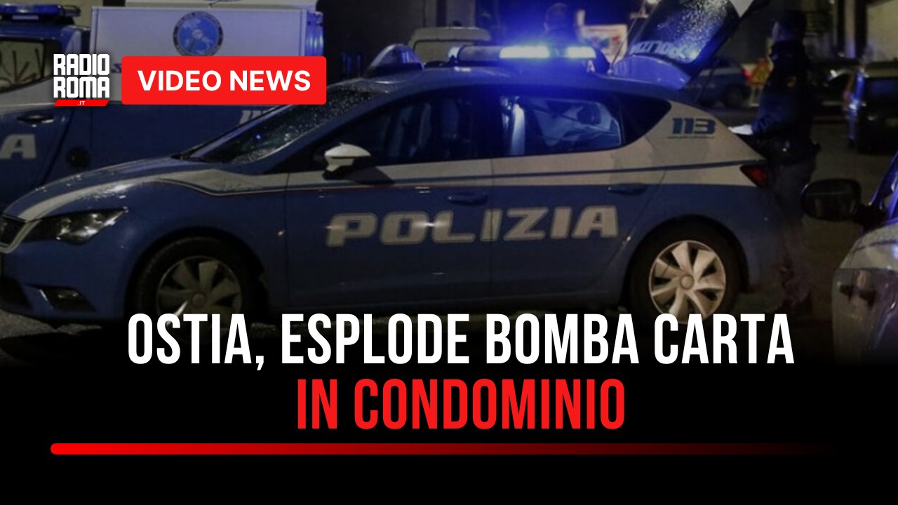 Ostia, esplode bomba carta in condominio