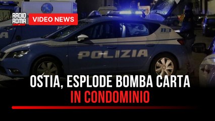 Ostia, esplode bomba carta in condominio