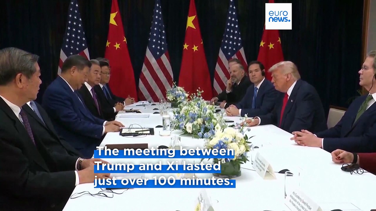 Trump announces deal with China after face-to-face talks with Xi in South Korea