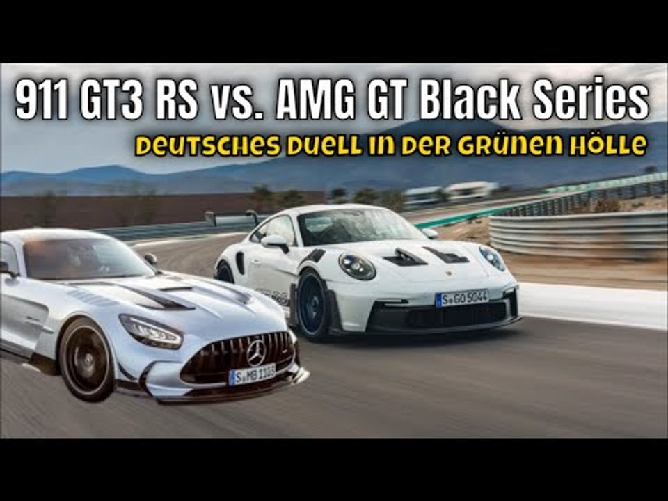 Porsche 911 GT3 RS (992) vs. Mercedes-AMG GT Black Series | direkter Vergleich auf der Nordschleife