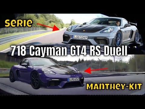 Porsche 718 Cayman GT4 RS vs. Manthey 718 Cayman GT4 RS | Nordschleife volle Runde