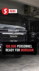 Over 100,000 personnel on standby for northeast monsoon, says Nadma