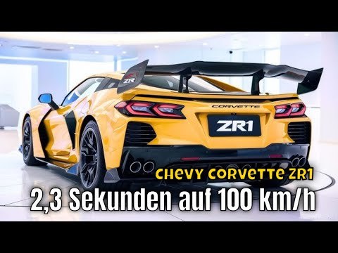 2025 Chevrolet Corvette ZR1 | unglaubliche 2,3 Sekunden von 0 auf 100 km/h