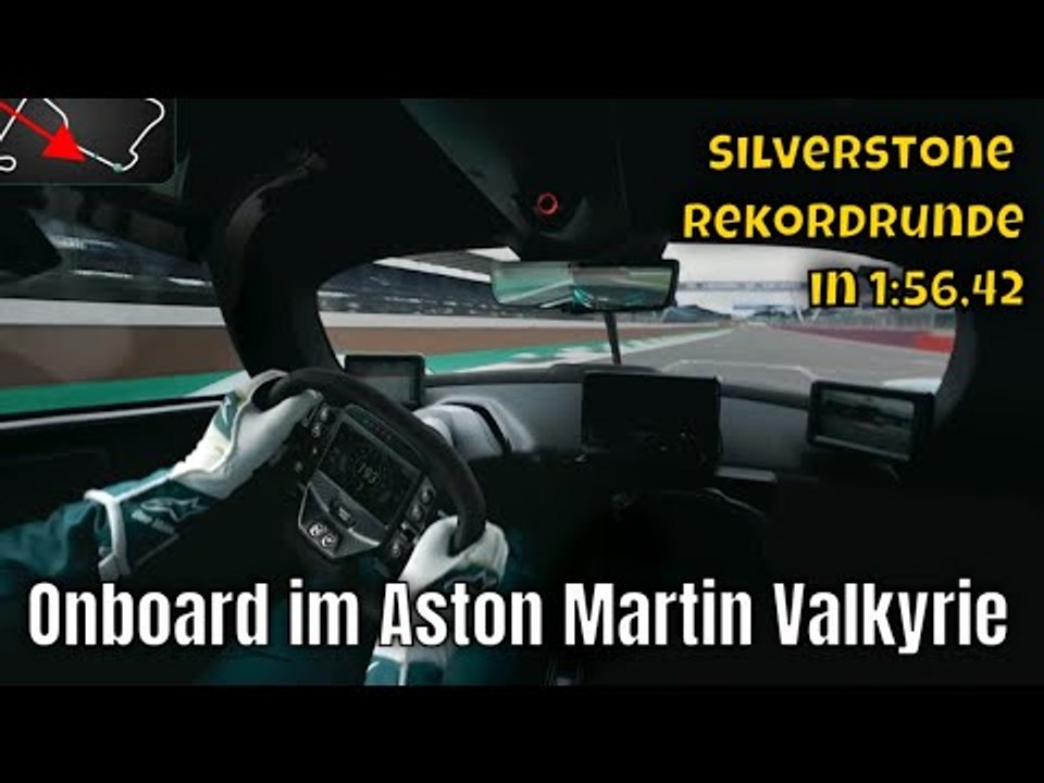 Aston Martin Valkyrie | volle Silverstone-Rekordfahr in 1:56,42