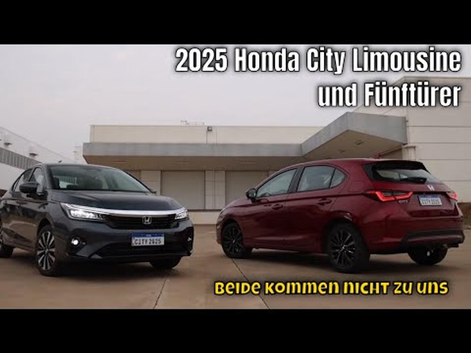 2025 Honda City: die Limousine und der Fünftürer im ersten Check