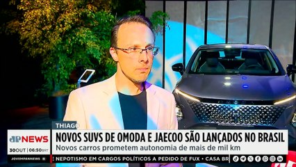 Omoda e Jaecoo lançam no Brasil SUVs com autonomia de mais de 1.000 km
