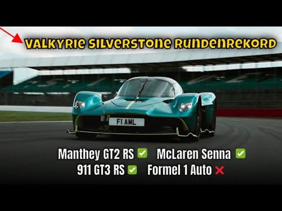 Rundenrekord! Aston Martin Valkyrie schlägt alles in Silverstone | die Fakten