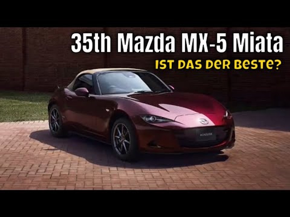 2025 Mazda MX-5 Roadster: 35 Jahre Leidenschaft als 35th anniversary