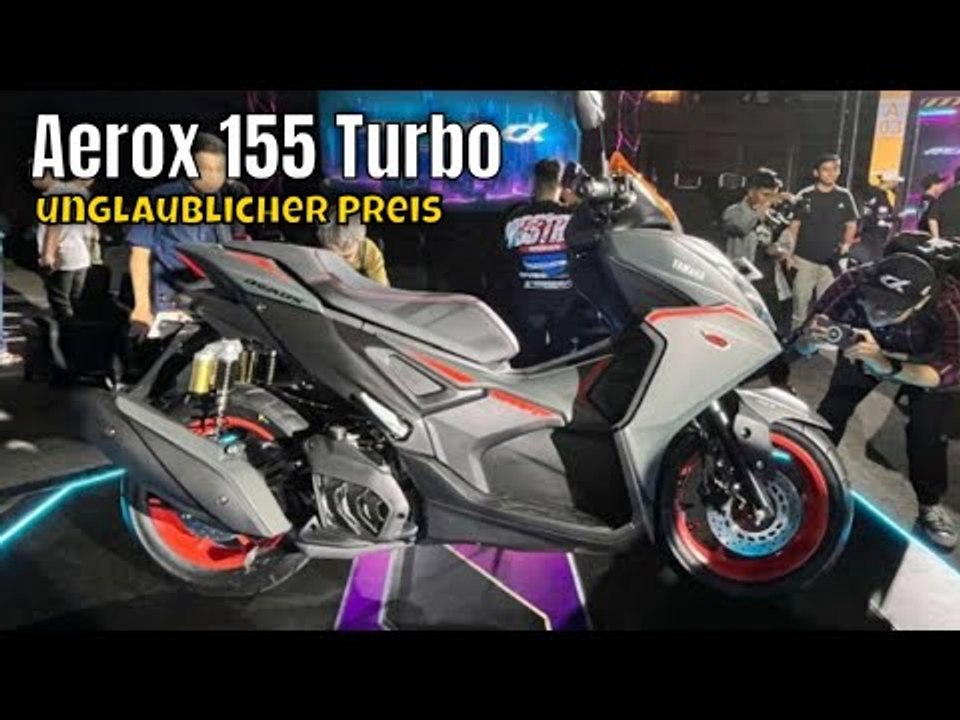 2025 yamaha aerox 155 turbo: ultimative sportroller zum dumpingpreis