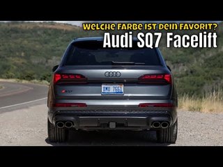 2025 Audi SQ7 Facelift – Farben, Features & Fahrspaß | Daytona Gray, Ascari Blue, Tamarind Brown