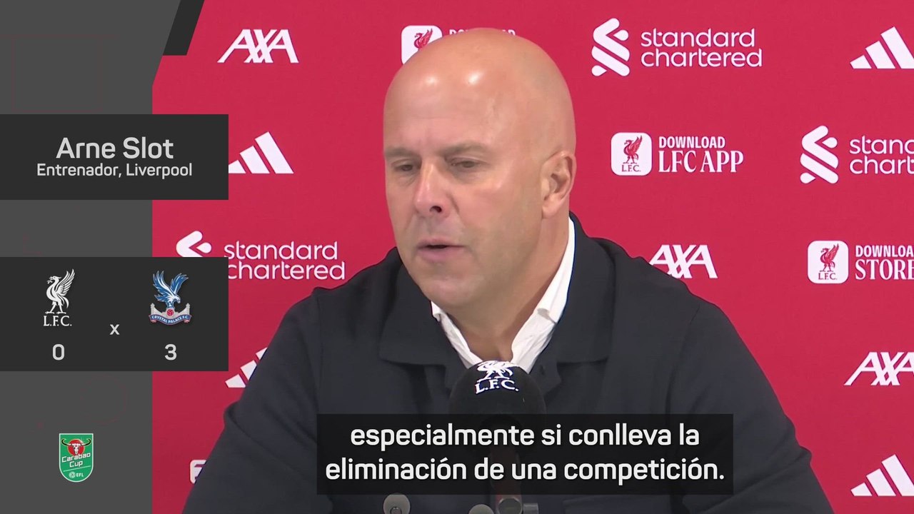 Arne Slot hasta el final con sus ideas: No se arrepiente de las rotaciones pese a la elimnación