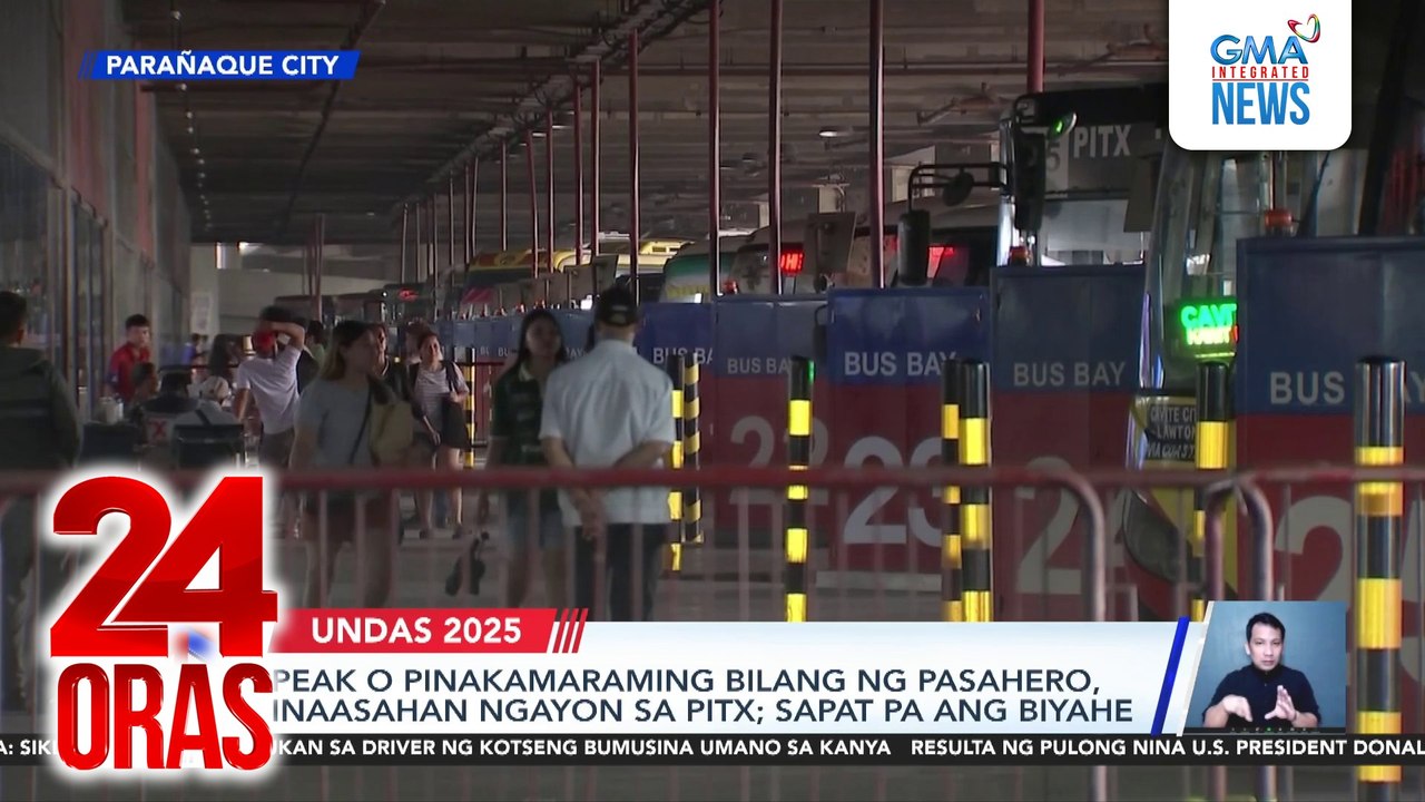Peak o pinakamaraming bilang ng pasahero, inaasahan ngayon sa PITX; sapat pa ang biyahe | 24 Oras