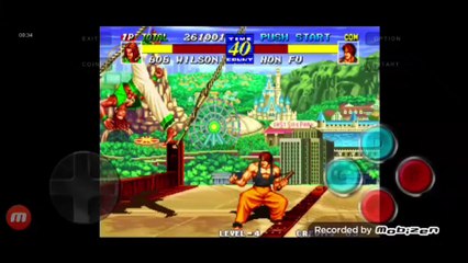 Fatal Fury 3 Bob Wilson vs Hon Fu fala de vitória do Hon Fu em português