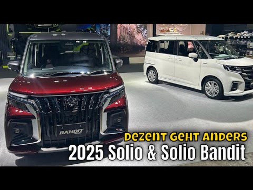 2025 Suzuki Solio & Bandit (Hybrid): Kompakte Minivans mit heftigem Look!