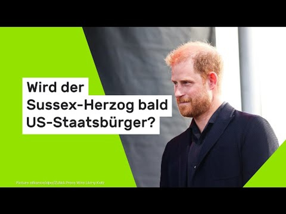 Wird der Sussex-Herzog bald US-Staatsbürger?