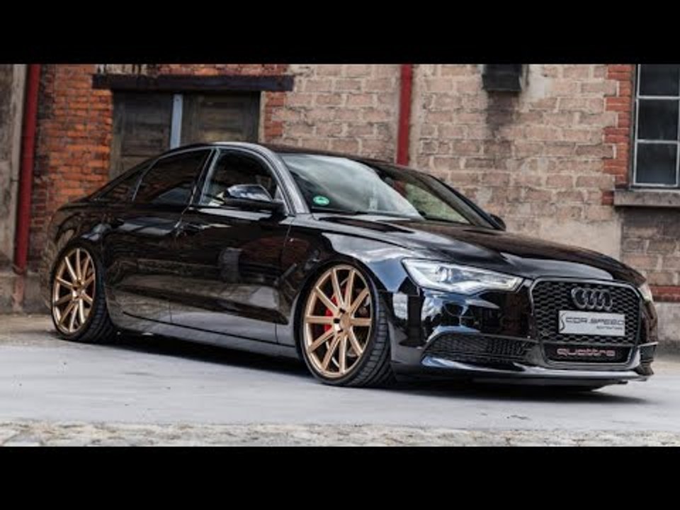 Audi a6 (c7) mit cor.speed deville-alus, remus-sportauspuff & rs 6 grill!