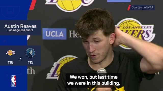 Buzzer-beater over Timberwolves felt like redemption - Lakers' Reaves