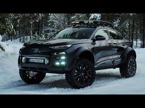 2025 Audi Q6 e-tron offroad concept mit Portalachsen: Elektro-SUV für extremes Gelände