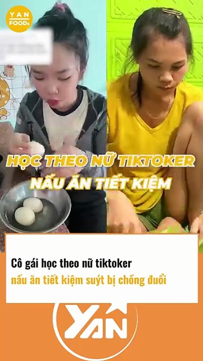 Cô gái học theo nữ TikToker nấu ăn tiết kiệm, suýt bị chồng đuổi