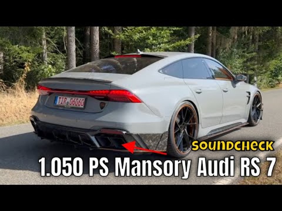 2024 Mansory Audi RS 7 Sportback: Soundcheck vom 1.050 PS Monster