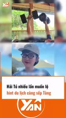 Hải Tú nhiều lần bị soi HINT du lịch cùng sếp Tùng