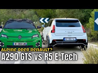 Alpine A290 GTS vs Renault 5: wer gewinnt das Elektro-Duell?