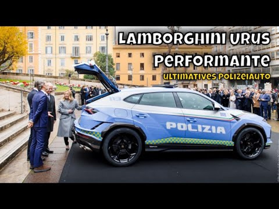 2024 Lamborghini Urus Performante: Das schnellste Polizeiauto?