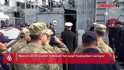 Saros Körfezi’nde dev tatbikat! Nusret-2025 Davet Tatbikatı adeta nefesleri kesti