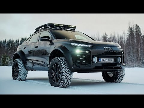 2025 Audi Q6 e-tron Sportback Offroad-Umbau mit Portalachsen – Audi x F.A.T. Ice Race