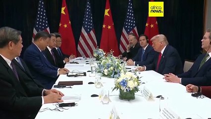 Trump, Xi meet in person as US and China move to ease trade tensions