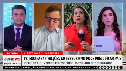 Câmara avança com projeto que tipifica crime organizado como terrorismo; relator comenta