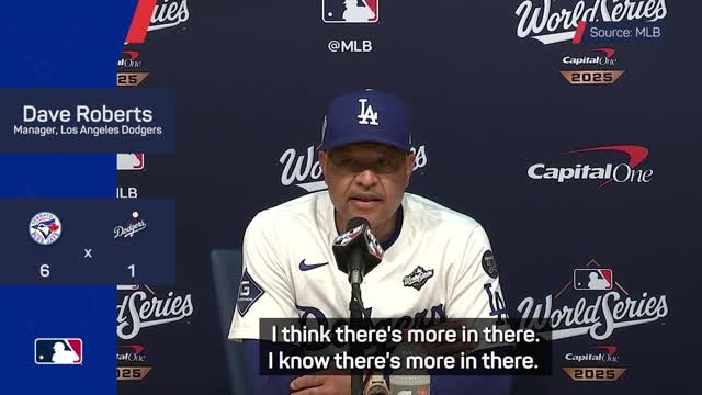 Roberts 'feels good' about Dodgers' chances for must-win Game 6