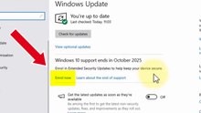 Solve enroll option not showing for windows 10 extended security updates