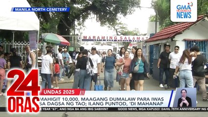 CCTV camera sa entrance ng Manila North CEmetery, nasunog | 24 Oras