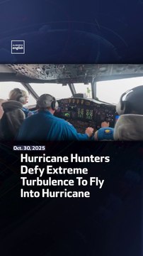 Hurricane Hunters Defy Extreme Turbulence To Fly Into Hurricane Melissa