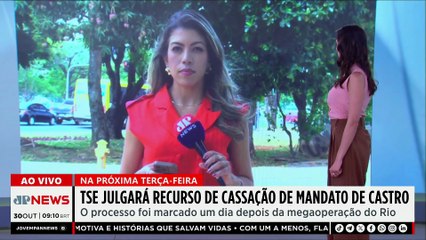 TSE julga cassação de Cláudio Castro após megaoperação no Rio