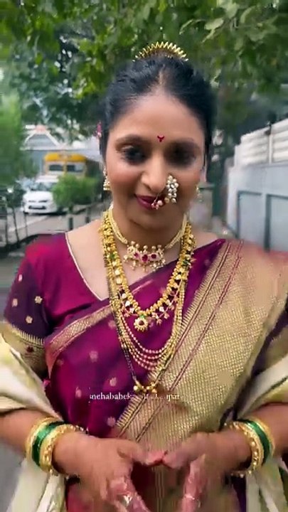 मराठी साज, सौंदर्याचा राज — Sneha Bahekar Makeup Artist! 💄