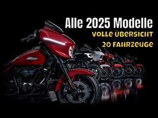 2025 Harley-Davidson Line-Up | alle Neuheiten in der Übersicht - von Bike bis Trike