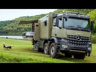 Armadillo Conquistador T: Luxus-Offroad-Wohnmobil mit ausklappbarem Balkon!