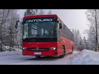 Mercedes-Benz eIntouro im Extremtest: So schlägt sich der Elektrobus im Winter!