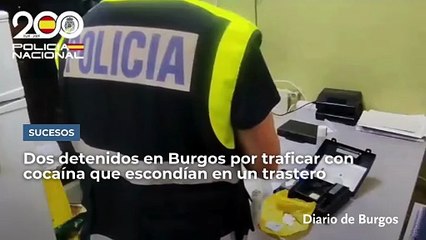 Dos detenidos en Burgos por traficar con cocaína tras sorprender a uno realizando un 'pase' en un centro de salud