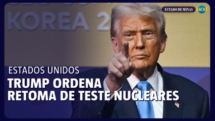 Trump autoriza retomada de testes nucleares em território americano