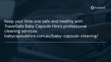 Baby capsule cleaning