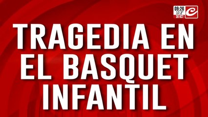 Accidente en básquet infantil deja a nene con muerte cerebral