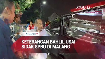 FULL-Keterangan Menteri Bahlil usai Sidak SPBU soal Marak Pertalite Bikin Motor Brebet