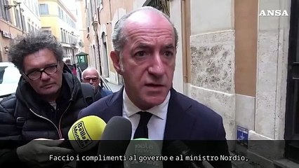 Zaia: "Bene la riforma della giustizia, ricordo l'impegno sull'autonomia"