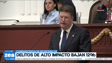 Delitos de alto impacto bajan a 12%: Pablo Vázquez