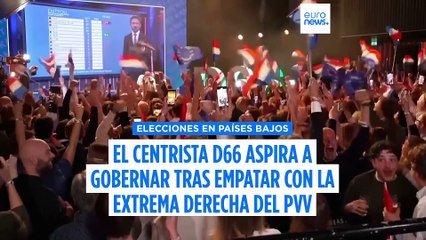 El centrista D66 aspira a gobernar en Países Bajos tras empatar con la extrema derecha de Wilders