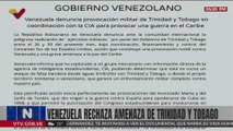 Comunicado Venezuela rechaza amenaza de Trinidad y Tobago - 26.10.2025